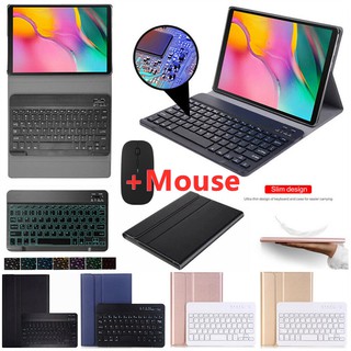 Bao da máy tính bảng có bàn phím và ngăn đựng bút cho samsung galaxy tab a 8.0 sm-p200 p205