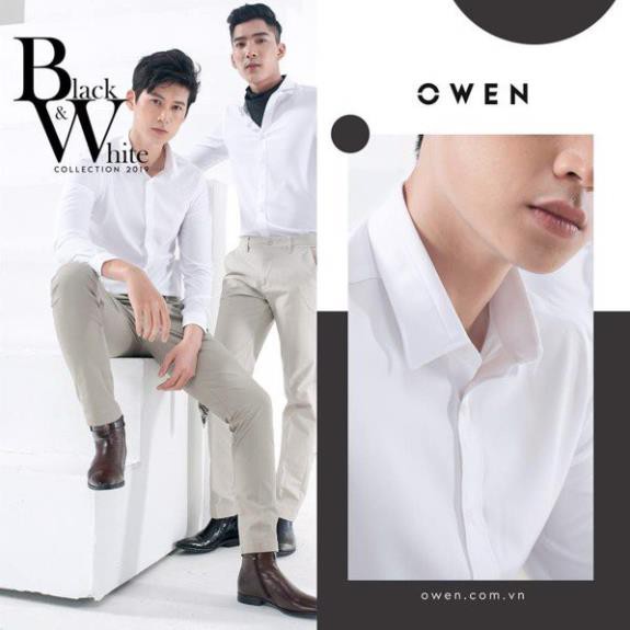 Áo Sơ Mi Trắng Owen Dài Tay - Free Ship- Chất NANO Chống nhăn Ar90779d Giá 548k Giảm SỐC Còn 430k | BigBuy360 - bigbuy360.vn