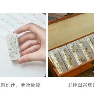 [Xả kho] Con dấu trong suốt vintage mẫu ngẫu nhiên