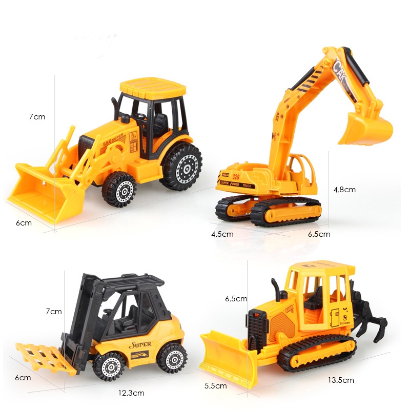 Đồ chơi mô hình xe công trình Coolplay bằng hợp kim cao cấp cho bé