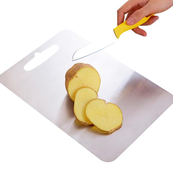Thicken Stainless Steel Double Side Cutting Board