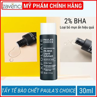 TẨY TẾ BÀO CHẾT PAULA’S CHOICE SKIN PERFECTING 2% BHA LIQUID EXFOLIANT Tẩy Da Chết Hóa Học Dạng Lỏng (30ML)