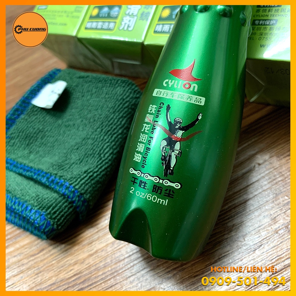 Dầu Sên Cylion Dry Lube Công Nghệ Teflon Cao Cấp - Bảo Vệ Toàn Diện &amp; Phù Hợp Với Mọi Loại Thời Tiết