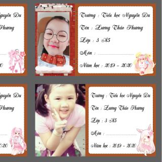 VIDCOLOR- Sticker tem nhãn tên theo yêu cầu