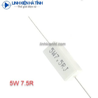 Trở 5w 7.5r trở sứ 5w 7.7r 5w 7.5 ohm loại tốt