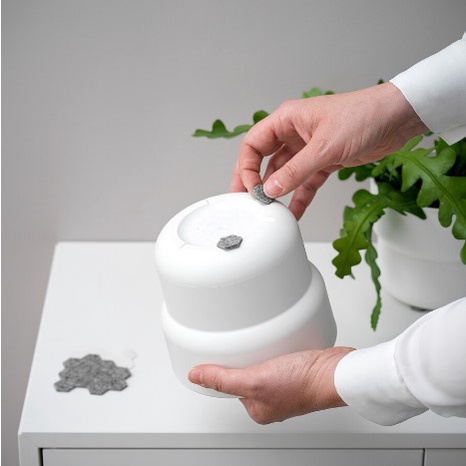 BỘ 20 MIẾNG DÁN BẢO VỆ SÀN NHÀ FIXA IKEA - XÁM