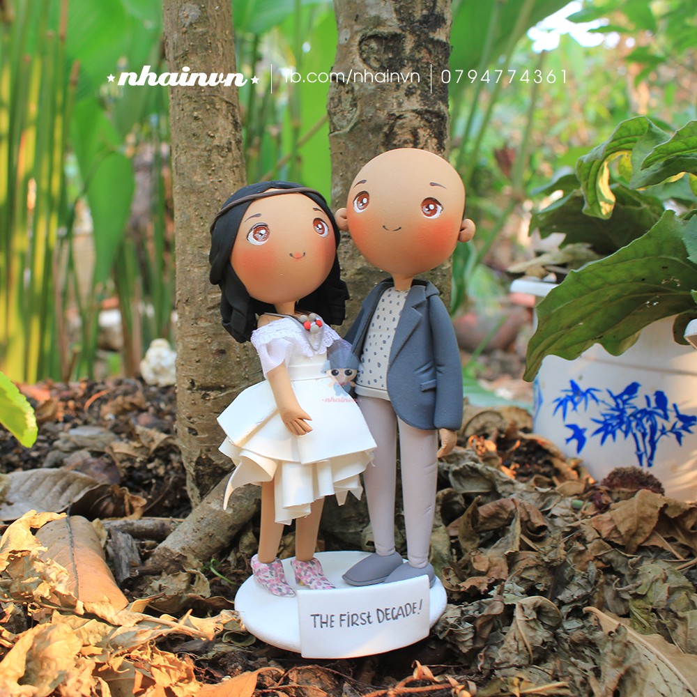 Quà tặng handmade - Tượng đất sét chibi theo hình ảnh