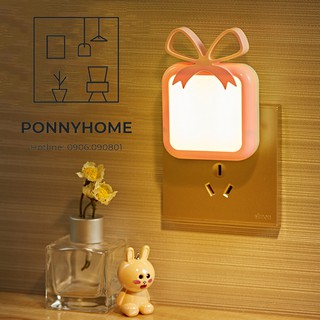 [CÓ CẢM ỨNG ÁNH SÁNG] ĐÈN NGỦ PONNY HOME