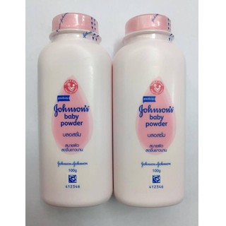 Bộ 02 chai Phấn Thơm Em Bé Johnson Baby 100g