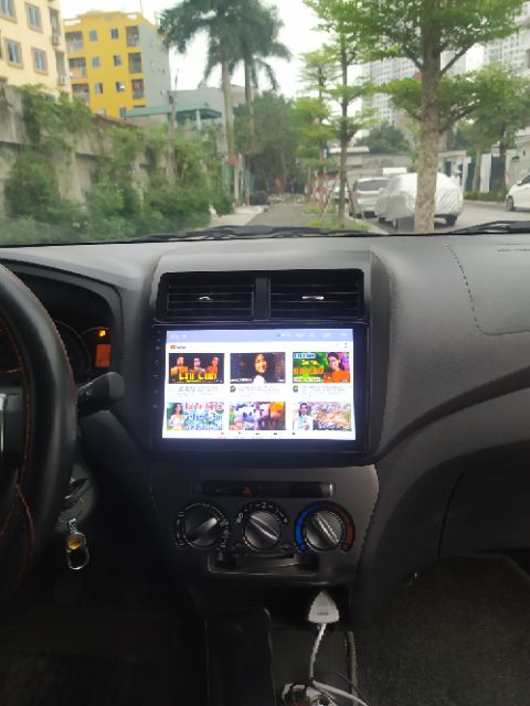 Màn hình ô tô dvd android 9 inch theo xe Toyota wigo