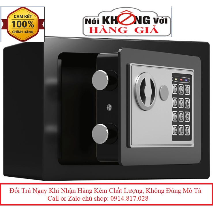 [Mã LIFEHL50K giảm 10% đơn 200K] KÉT SẮT ĐIỆN TỬ CHỐNG CHÁY, KÉT SẮT MINI KHOÁ ĐIỆN TỬ ( 17E )