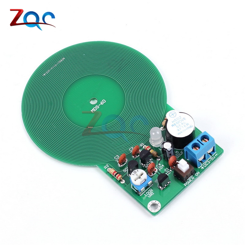 Bảng mạch bộ dò kim loại điện tử DC 3V-5V 60mm tự làm