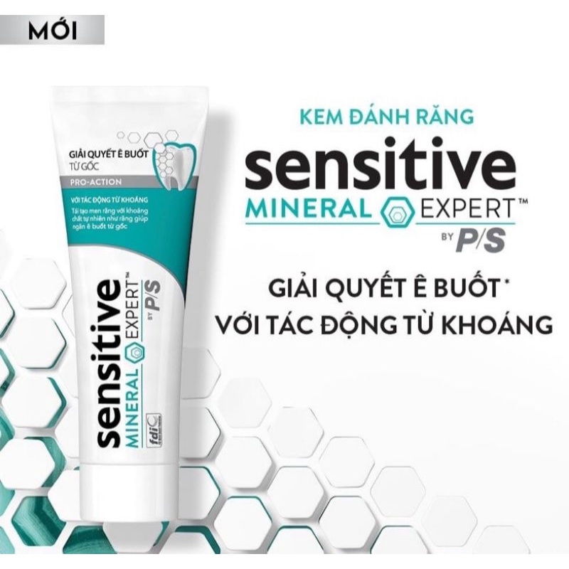 Kem đánh răng P/S giảm ê buốt Sensitive Expert tuýp 100g