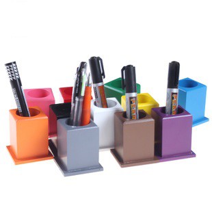 Giáo cụ Montessori - 11 ống đựng bút (Set of 11 colored pencil holders)