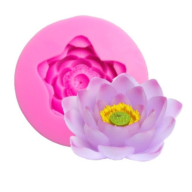 Khuôn silicone hoa sen như hình