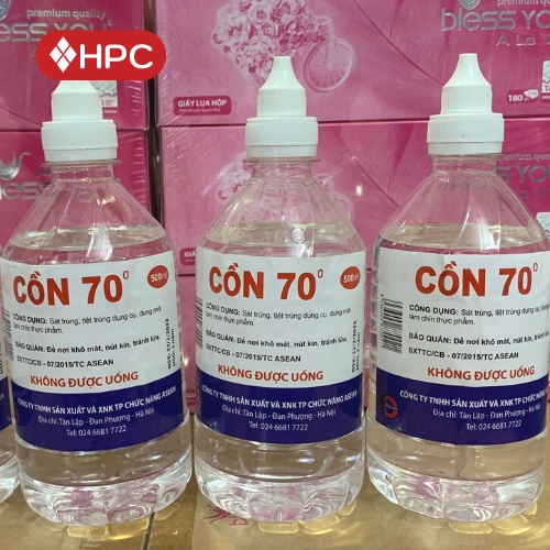 Cồn Y Tế Cồn Xịt Sát Khuẩn 70-90 Độ Có Vòi Xịt 500mL Chất Lượng An Toàn Dùng Để Rửa Tay Sát Khuẩn