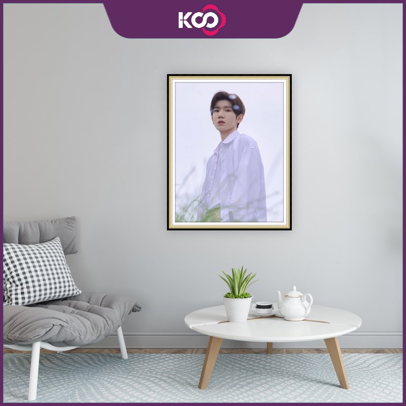 Bộ Tranh Đính Đá 5D Tự Làm Hình Nhóm Nhạc TFBOYS 30x40cm / 40x50cm