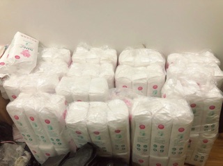 Bỉm quần trần nanu size L 100m
