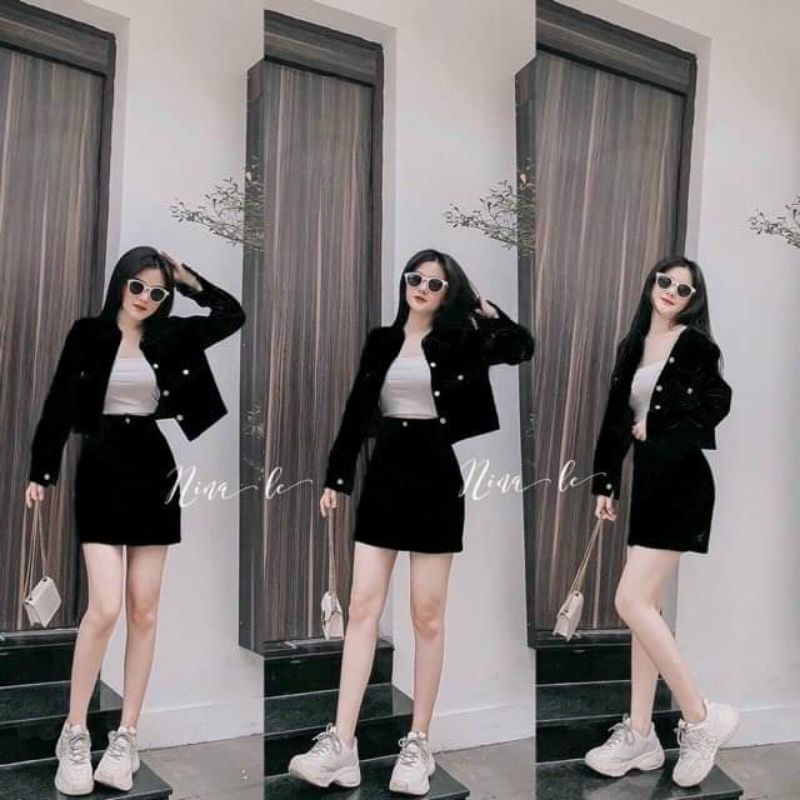 Sét vest ngắn thanh lịch bigsize 60-90kg