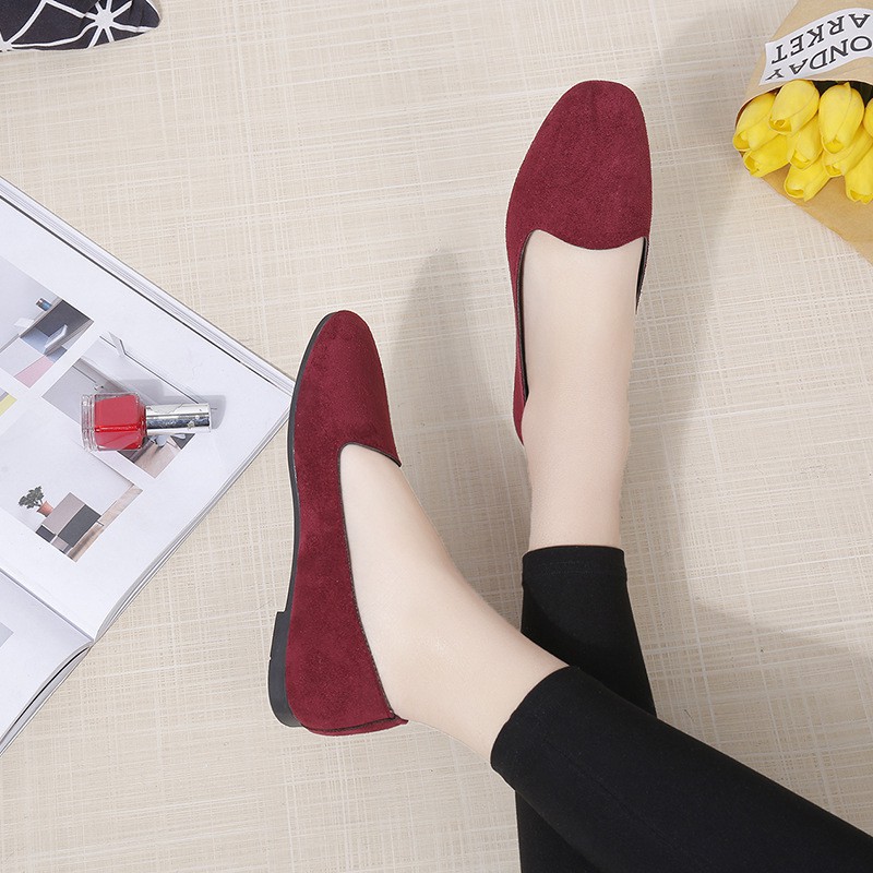 Giày đế bệt cỡ lớn đơn giản dành cho nữ | BigBuy360 - bigbuy360.vn