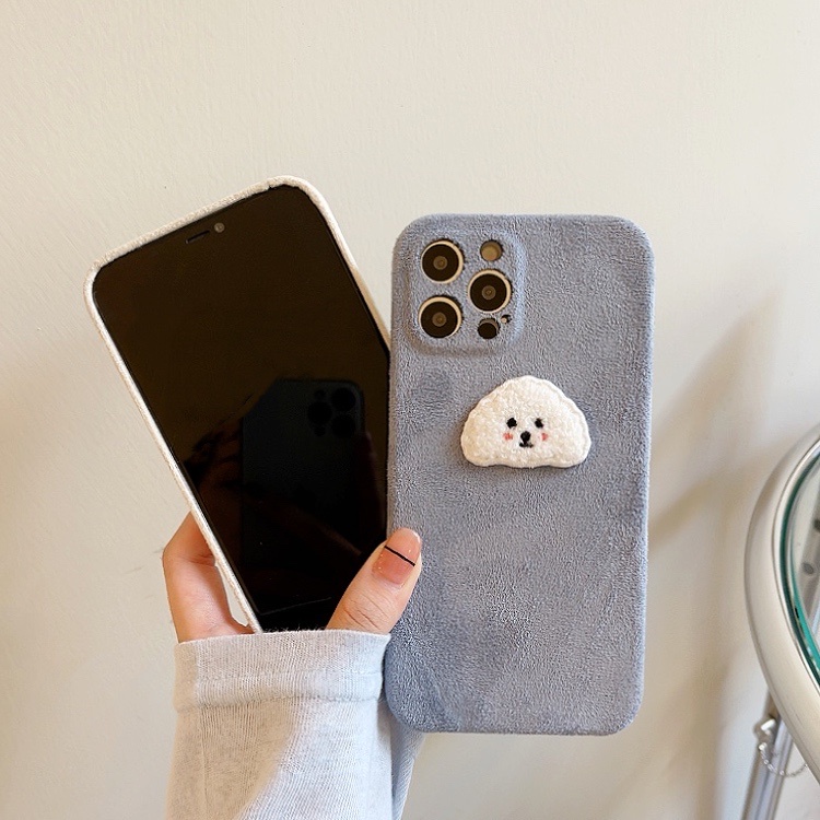 Ốp Điện Thoại Silicon Tpu Mềm Thêu Hình Cho iPhone 14 13 12 11 Pro XS Max XR