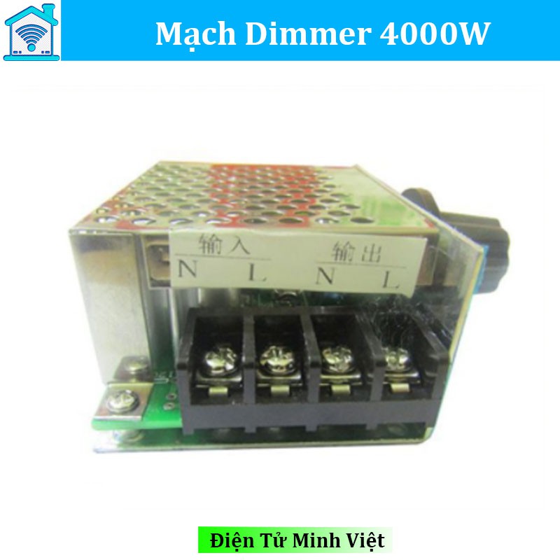 MẠCH DIMMER 4000W SCR - Mạch điều khiển tốc độ động cơ, độ sáng bóng đèn AC 220v