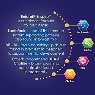 [Hàng chính hãng] Sữa bột Enfamil Enspire Infant Formula 581g