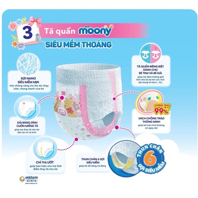 Tã Quần Moony bé trai XXL26 Miếng (cho bé 13 - 25 kg)