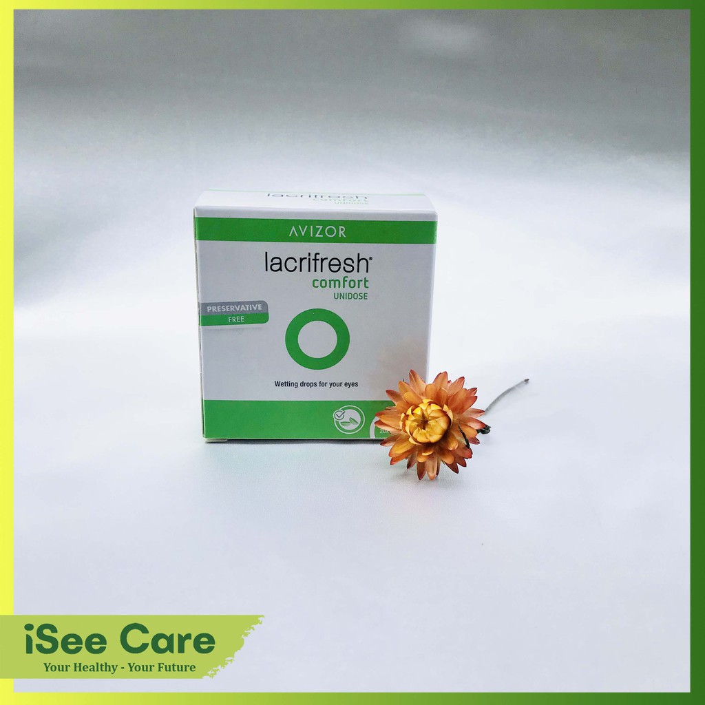 Nước nhỏ mắt không chất bảo quản Avizor Lacrifresh Comfort Unidose dạng tuýp