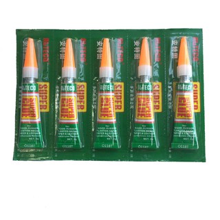 Keo dán đa năng 5 tuýp SUPER GLUE - Siêu bền, siêu dính