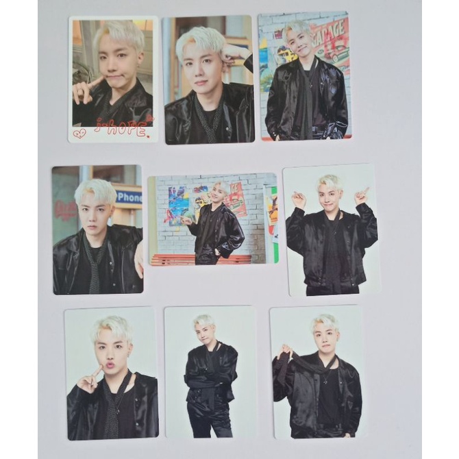 BTS MINI PHOTOCARD Permission to dance 1 RM Jin V Suga bo góc off