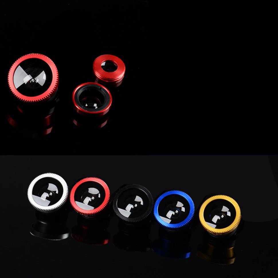 Bộ 3 món ống kính gắn camera cho điện thoại dễ dùng