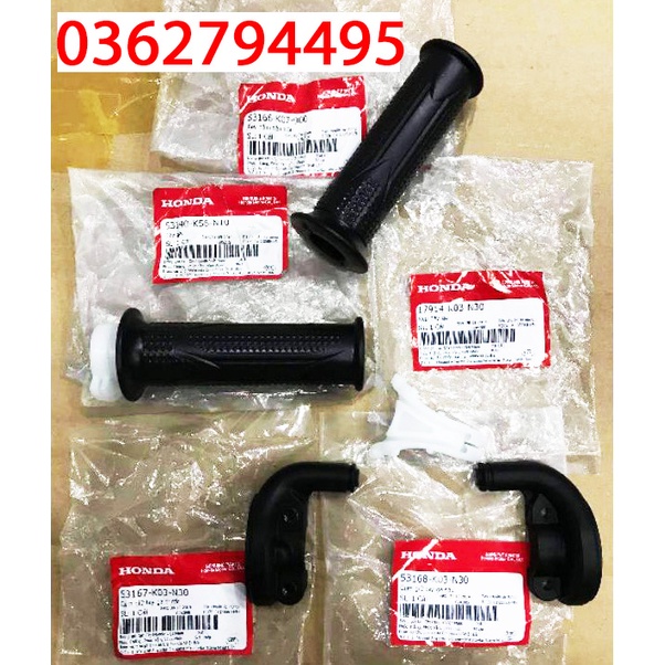 Cùm dây ga + bao tay zin Winner v1/Winner X/Winner V3/GTR/Wave RSX/future/lead 125 chính hãng Honda