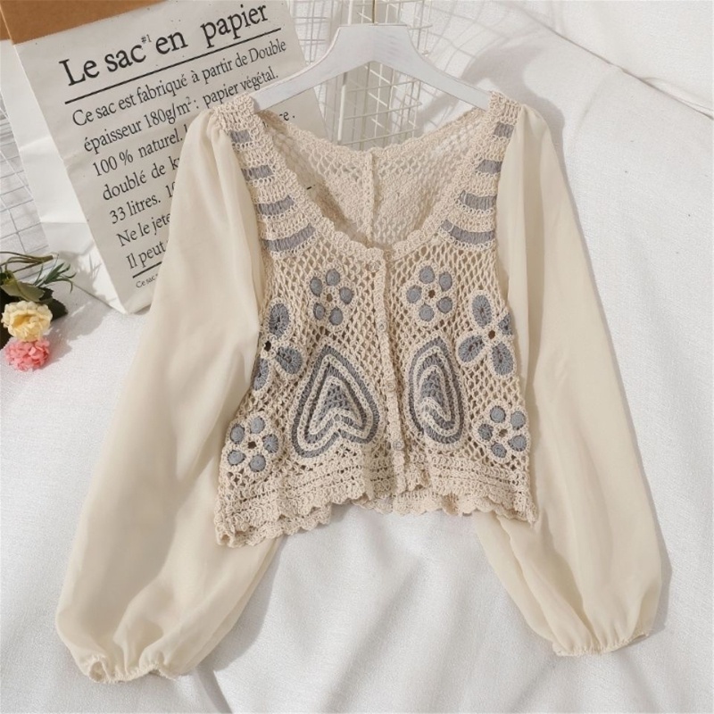 Áo Khoác Cardigan Dáng Rộng Cài Nút Thời Trang Cho Nữ