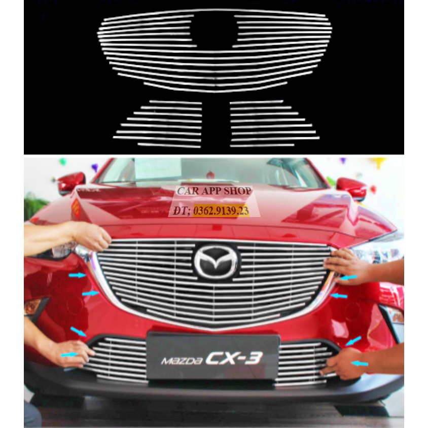 Mặt calang Mazda Cx_3 lắp cho đời 2017 - 2019