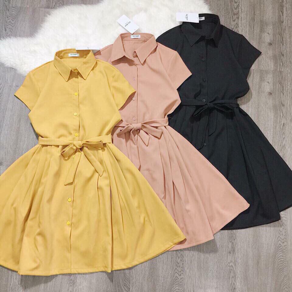 Đầm Sơ Mi Chất Liệu Lụa Cao Cấp Dịu Dàng Tao Nhã Thời Trang Nữ Orange | BigBuy360 - bigbuy360.vn