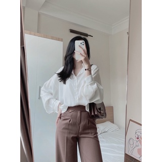 CHERSI PANTS - quần vải lụa nắp túi REGEN