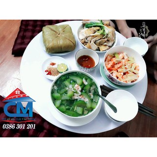 Bàn trà Nhật màu trắng (Giao hàng hỏa tốc)