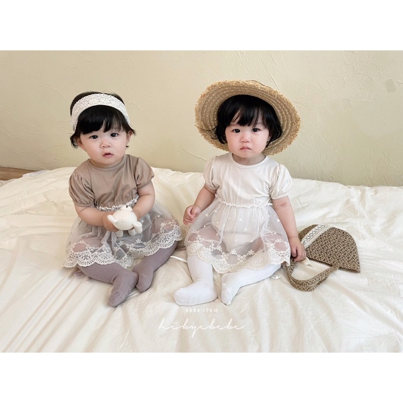 Váy liền thân bé gái Hàn Quốc
