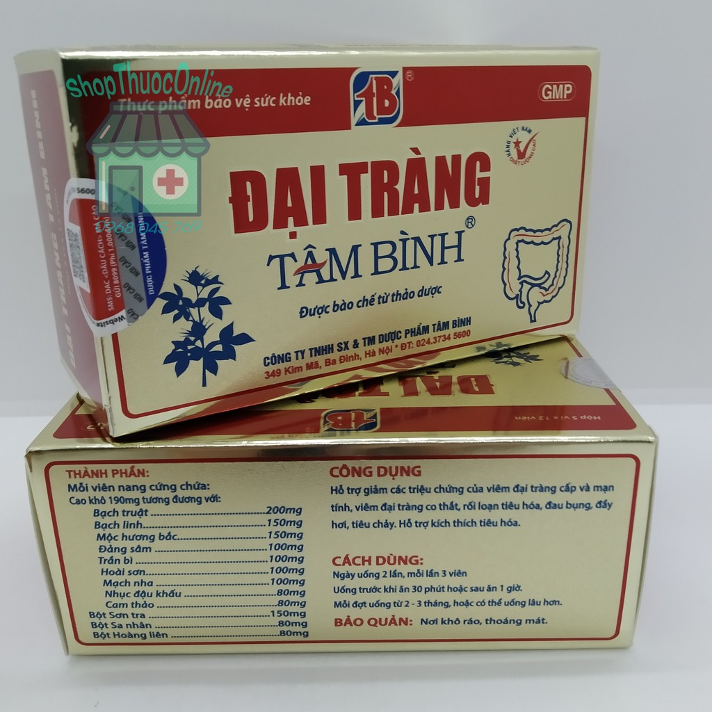 Đại Tràng Tâm Bình giảm các triệu chứng của viêm đại tràng cấp và mạn tính | BigBuy360 - bigbuy360.vn
