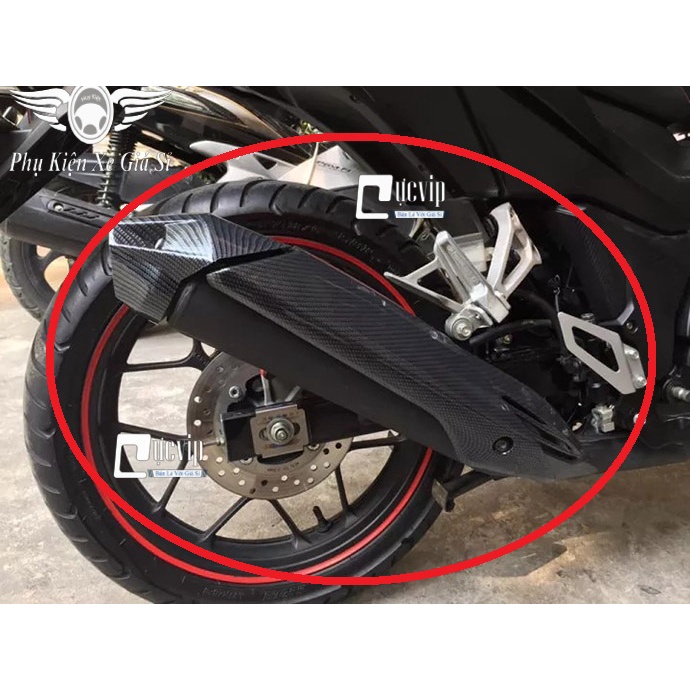 Ốp Che Pô Winner V1 Kèm Chụp Đích Pô Carbon MS4963