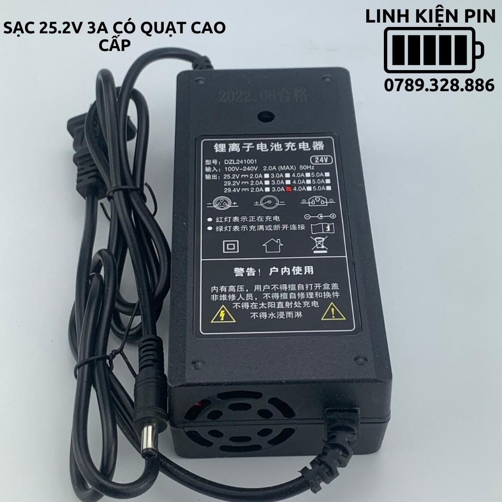 Sạc pin 6s 25.2v 3a có quạt cao cấp