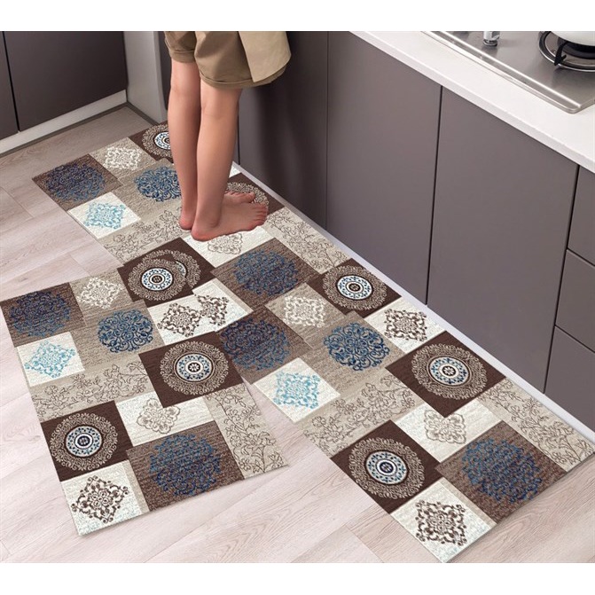 Bộ 2 thảm bếp phong cách sang trọng (BST01) mẫu ngẫu nhiên