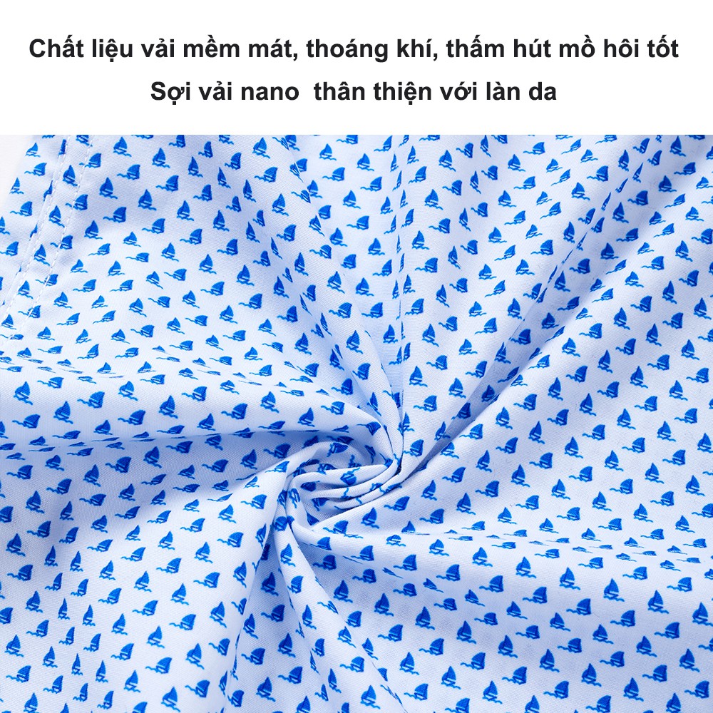 Áo sơ mi nam công sở Biman by Biluxury cao cấp ngắn tay cổ bẻ cotton thoáng mát 4SMCH008XAH