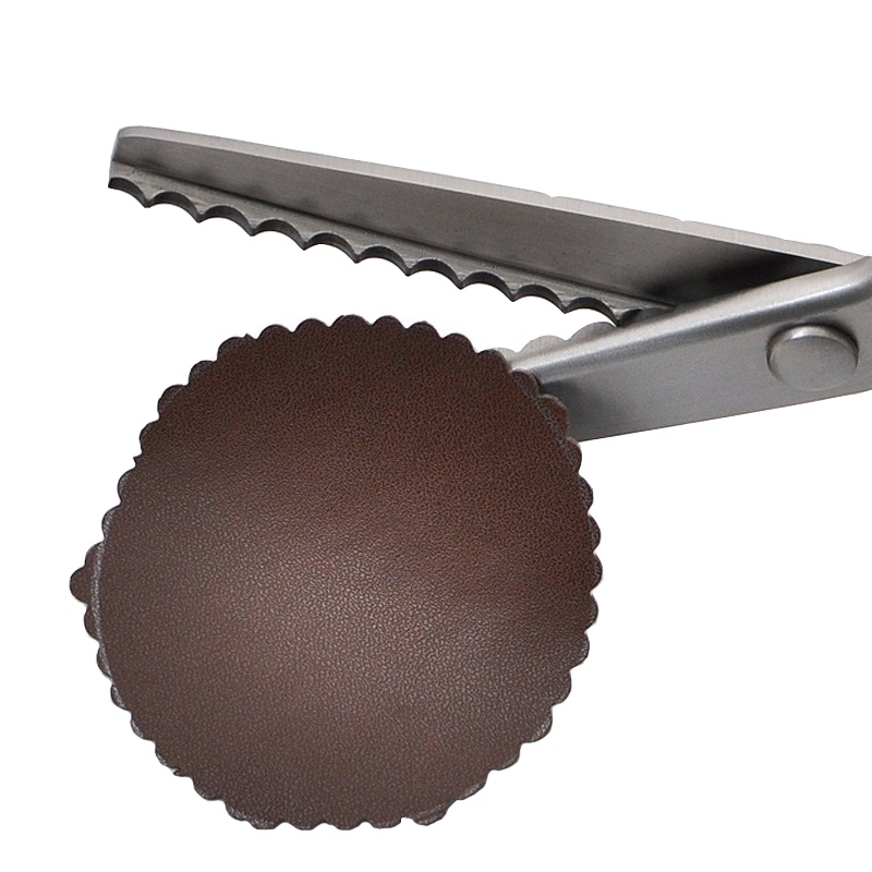 Kéo Cắt Vải / Da 23.5cm Zig Zag Chất Lượng Cao