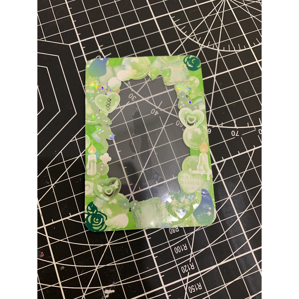 Toploader decor màu xanh lè xanh lét size B8  (mn đọc kĩ mô tả nha)