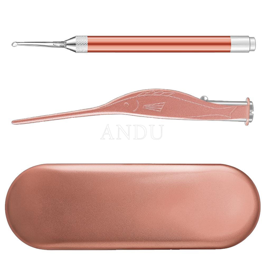 Dụng Cụ Lấy Ráy Tai Có Đèn Inox Cao Cấp Siêu Tiện Lợi