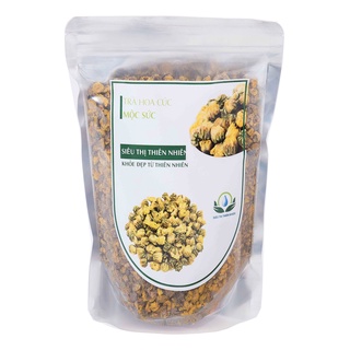 Trà cúc chi Mộc Sắc 200g, hoa cúc vàng nụ khô sạch của siêu thị thiên nhiên