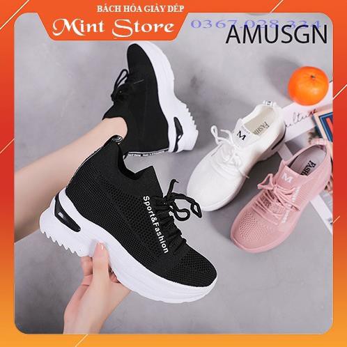 (SIÊU RẺ) GIÀY NỮ ĐỘN ĐẾ 7 PHÂN TĂNG CHIỀU CAO ĐẾ NHẸ ĐẸP - GIÀY THỂ THAO NỮ CỔ CHUN G111 Xịn Nhất . 2020 ✔️ 2020 new