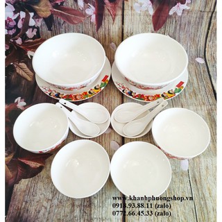 bộ chén tô dĩa sứ - chén tô dĩa sứ